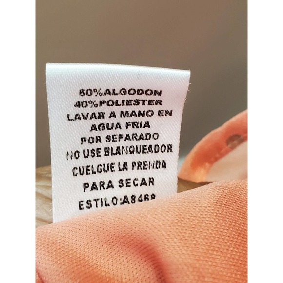 Umgee Women Orange Cotton Round Neck Long Sleeve Casual Knee Length Dress Size M - Picture 11 of 13